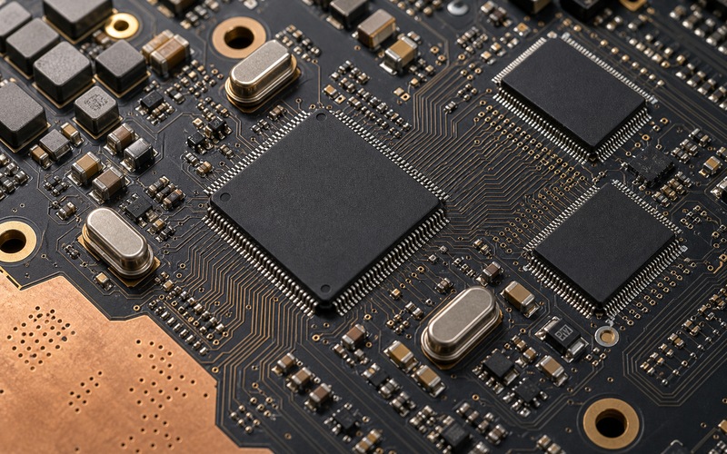 STM32H743VIH6 für ein Vision-Modell auf einem hoch getakteten MCU mit Entkopplung, Takt, Host-Schnittstelle und thermischen Layoutdetails